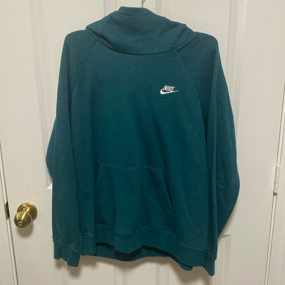 Nike Women's Funnel-Neck Fleece Pullover Hoodie